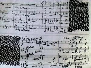 A Richer Dust. A glimpse of some of the music we will be playing as part of my two-concert counterpoint to the National Portrait Gallery's 'A Richer Dust'. Here, the wonderful working manuscript of John Foulds's 'Waters of Babylon' (1914). Haven't played this piece for many years-I just love that the scratching out happens just before he uses 1/4 tones for the first time!LINK